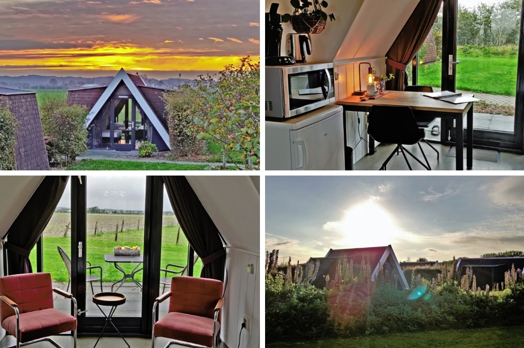 Natuurhuisje in Warmenhuizen tiny house noord holland, tiny house met hottub