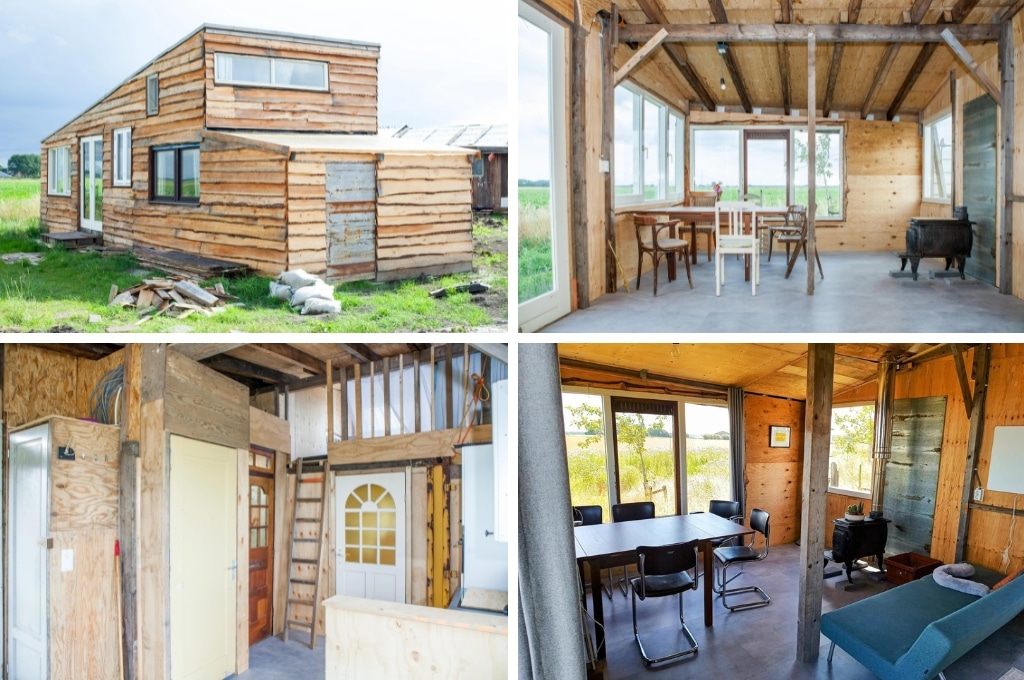 tiny house landgoed Rorik natuurhuisje, tiny house met hottub