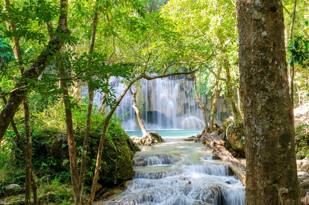 Erawan Watervallen Thailand shutterstock 2272075713, vakantie Thailand