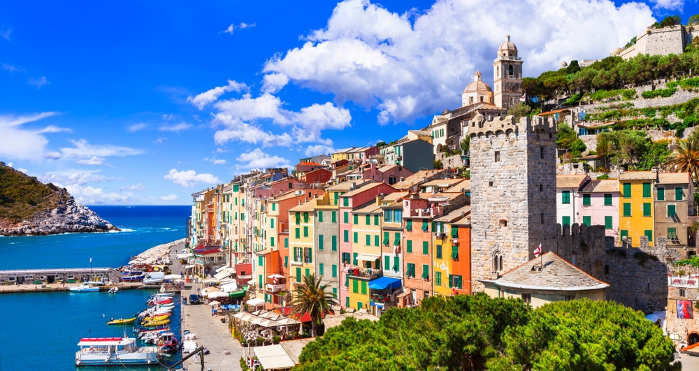 Haven van Portovenere Italie, cinque terre