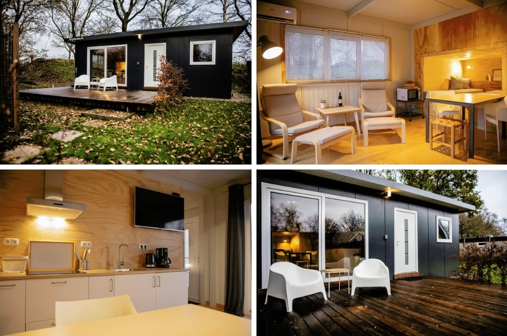 Natuurhuisje tiny house Den Ham Overijssel, tiny house met hottub