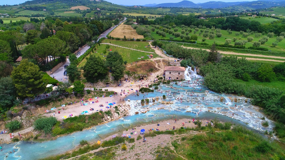 Thermen van Saturnia Toscane, vakantiehuis comomeer