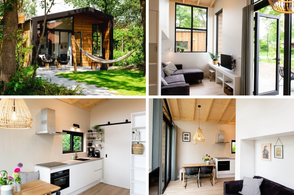 natuurhuisje tiny house Enter Overijssel, tiny house met hottub