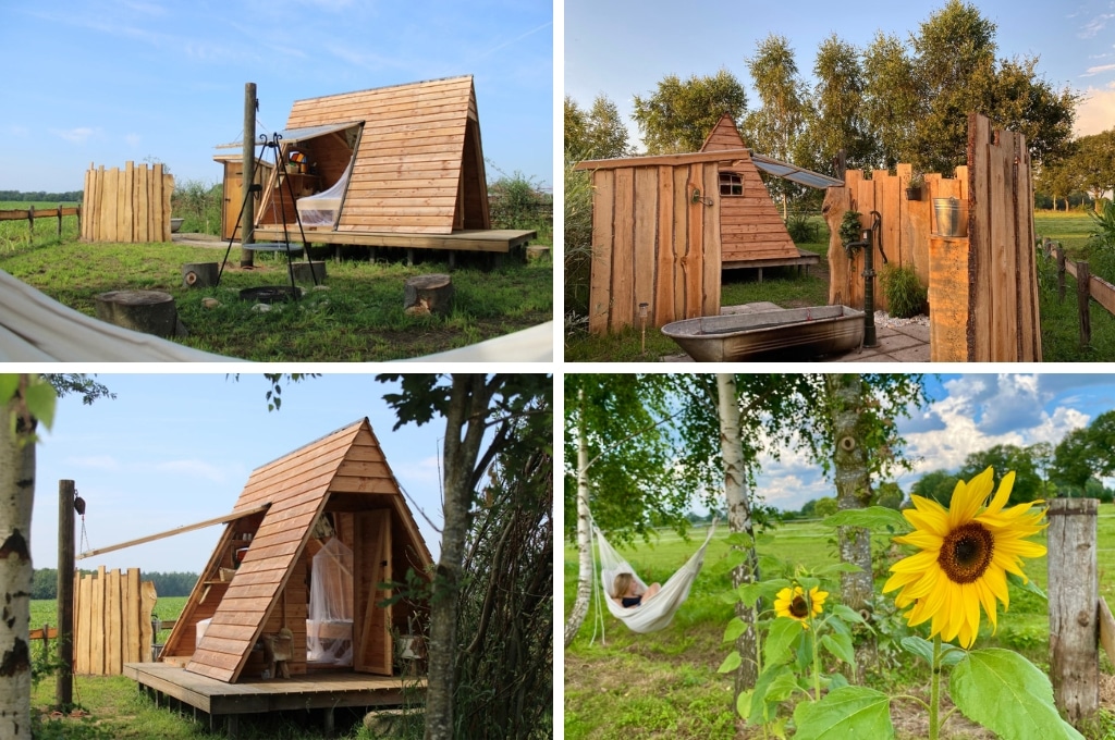 tiny house in okkenbroek overijssel, wellness huisje nederland