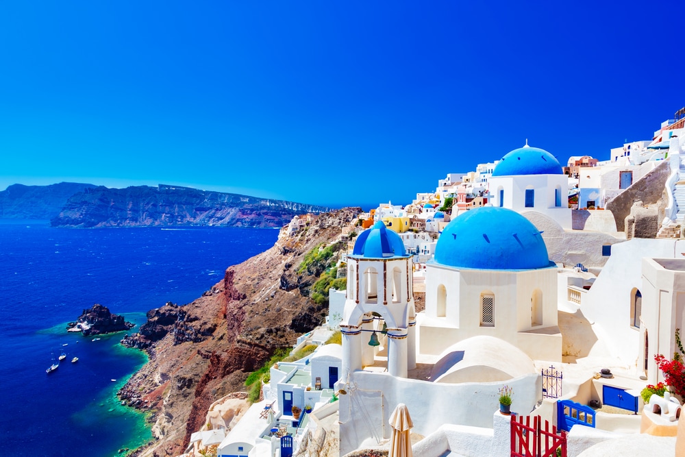 Santorini Eilanden Griekenland 387166810