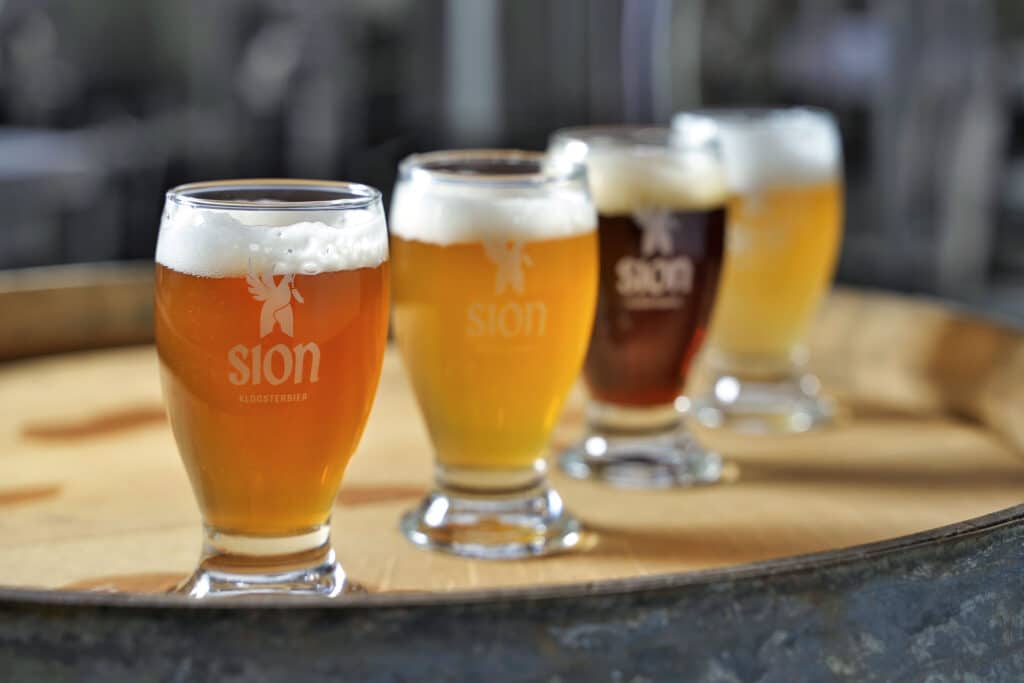 Verschillende kloosterbieren Sion Kloosterbrouwerij, Sion Kloosterbrouwerij