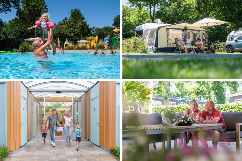 camping de pallegarste overijssel, wellness huisje nederland