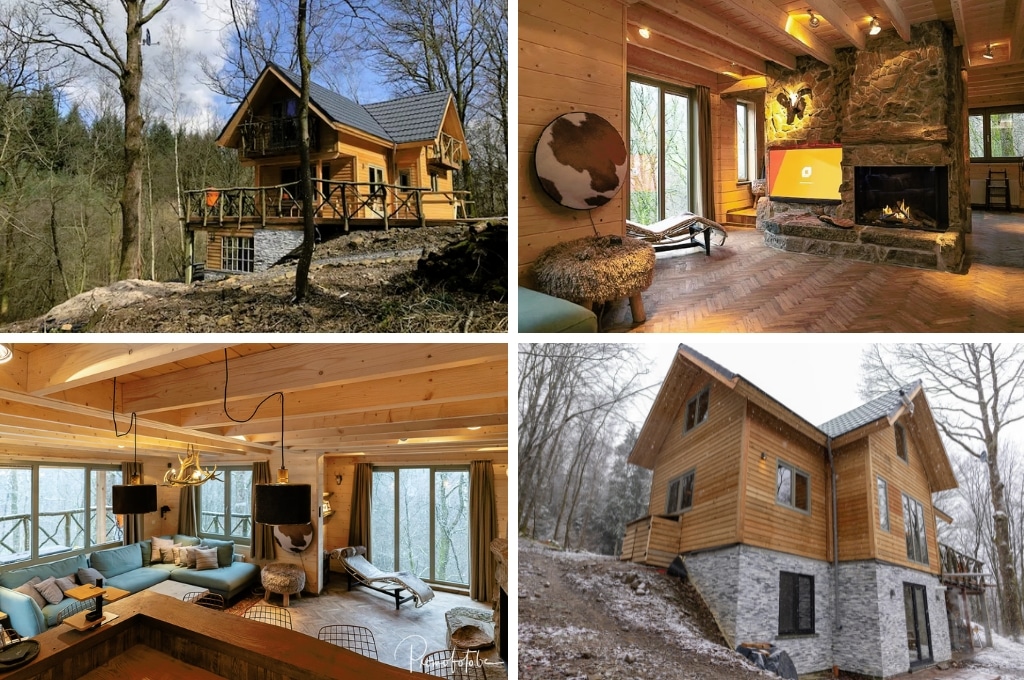 natuurhuisje Morville Florennes Belgische Ardennen, Vakantiehuisjes in de Belgische Ardennen met jacuzzi