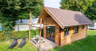 Jachthut camping vinkenhof tiny house 5, glamping Limburg