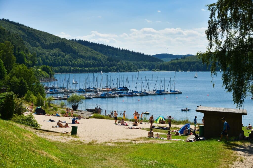 europarcs biggesee 1 min, natuurgebieden Duitsland