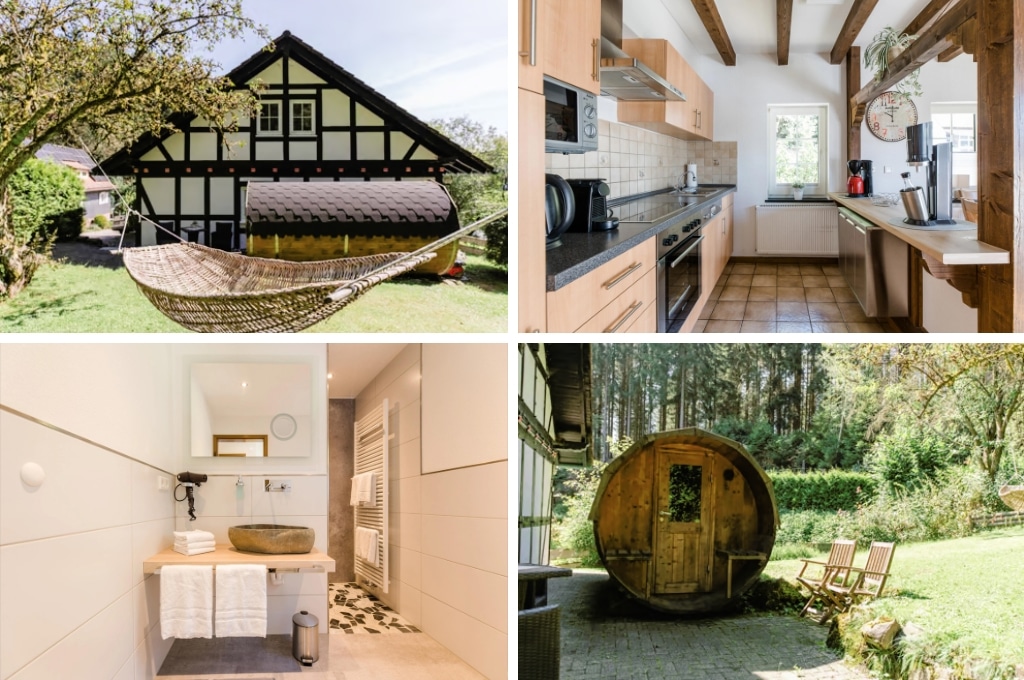 natuurhuisje in Eslohe Niedersalwey sauerland, Vakantiehuisjes in de Belgische Ardennen met jacuzzi