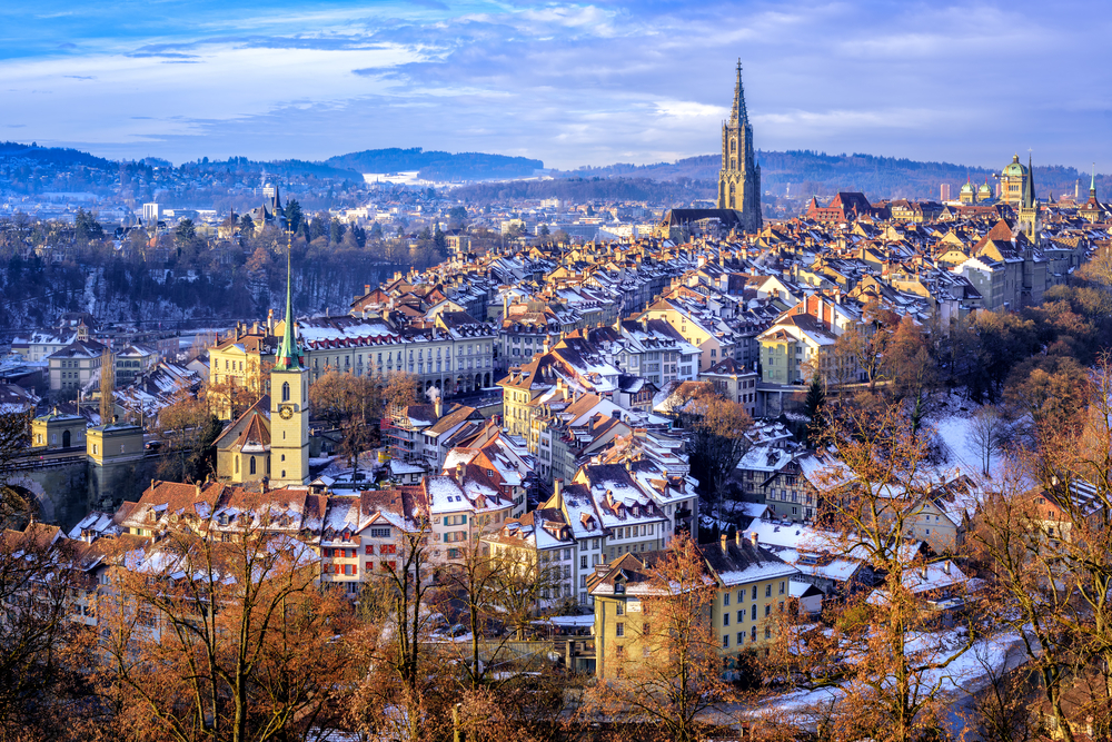 Bern in de winter