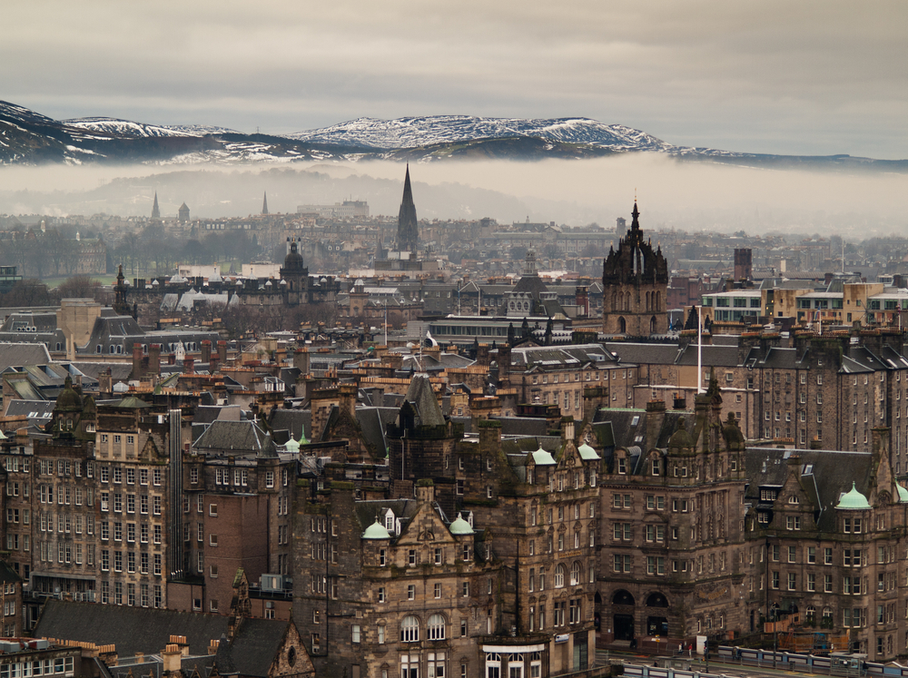 Edinburgh winter, stedentrips met de auto