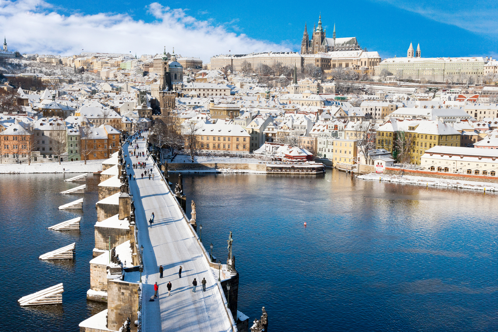 Praag in de winter