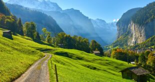 Lauterbrunnen valley Zwitserse Alpen Zwitserland shutterstock 2289146271, vakantie Thailand