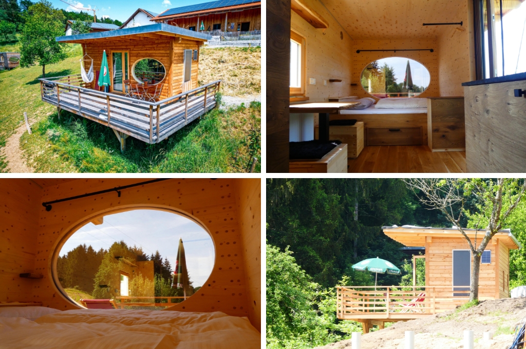 Natuurhuisje in Taubenbach tiny house duitsland, tiny house met hottub