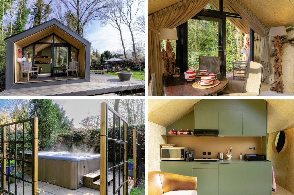 10x Tiny houses met hottub in Nederland