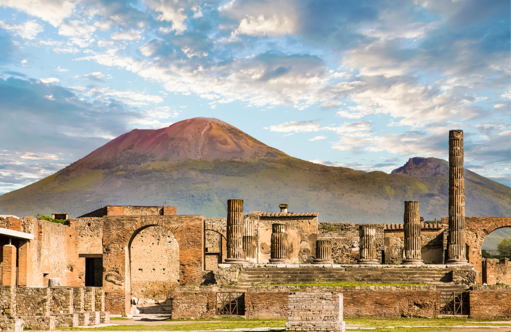 Pompeii en de Vesuvius
