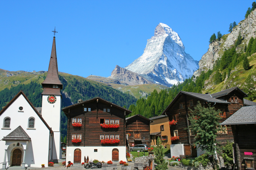 Zermatt Zwitserland shutterstock 795321640, glamping Zwitserland