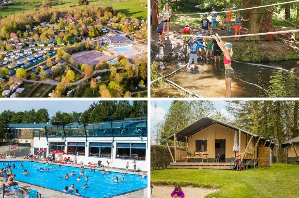 Camping, Vakantiehuisjes in de Belgische Ardennen met jacuzzi