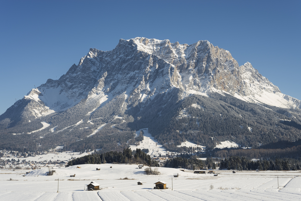 Ehrwald Zugspitze Oostenrijk winter shutterstock 782749816, mooiste plekken Oostenrijk winter