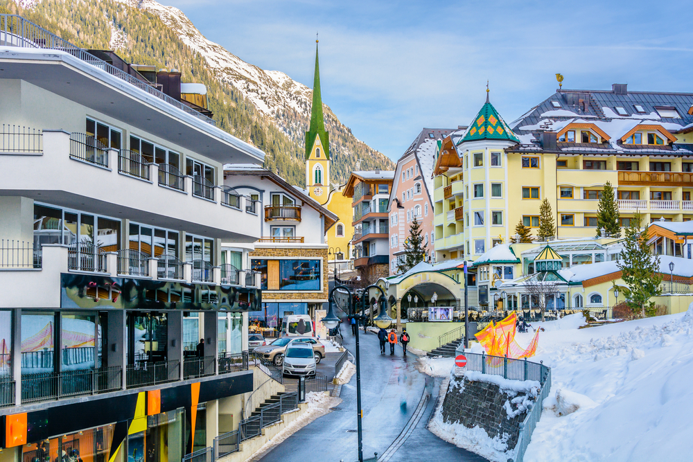 Ischgl Oostenrijk shutterstock 482955406, mooiste plekken Oostenrijk winter