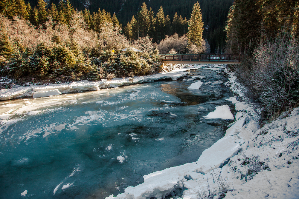 Krimmler Wasserfalle winter Oostenrijk shutterstock 629690279, mooiste plekken Oostenrijk winter