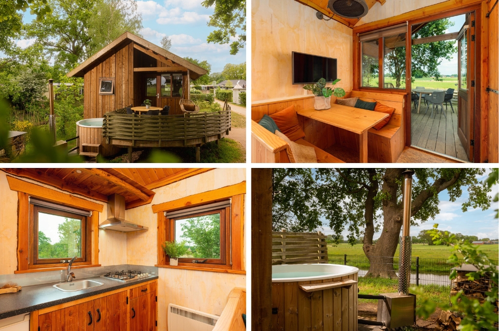 10 Leuke vakantiehuisjes met hottub in Nederland