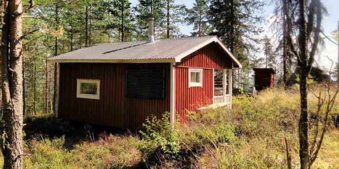 Tiny house in Lekvattnet in de natuur in Zweden