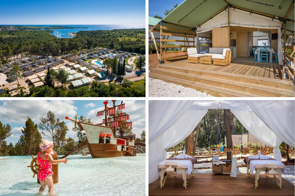 Camping Santa Marina Boutique glamping kroatie, glamping Zwitserland