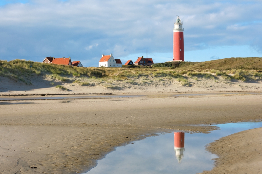 Strand bij De Cocksdorp op Texel