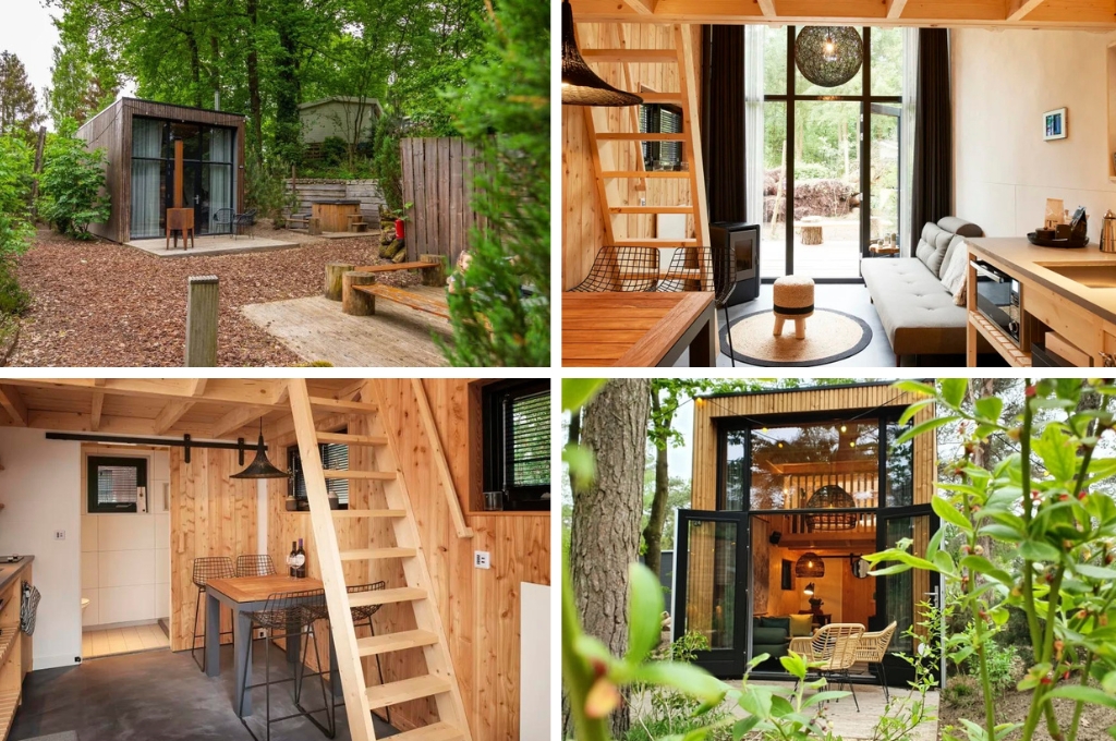 europarcs Maasduinen tiny house 2, vakantiehuisje in nederland met hottub