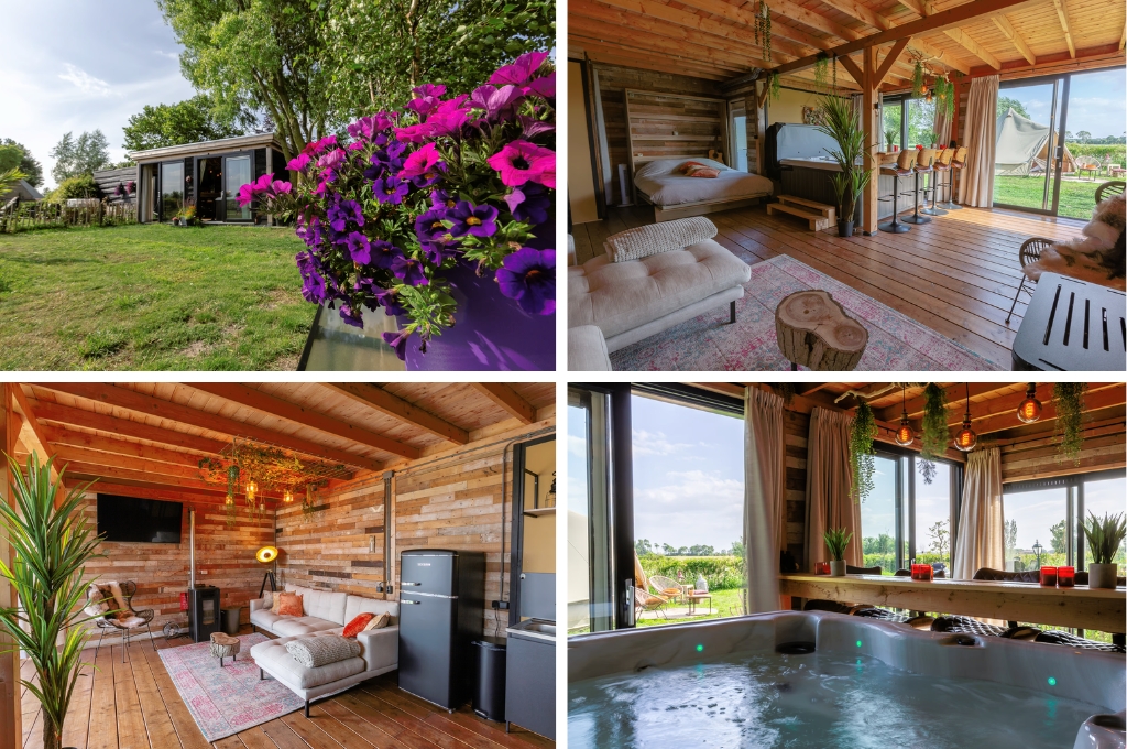 10 Leuke vakantiehuisjes met hottub in Nederland