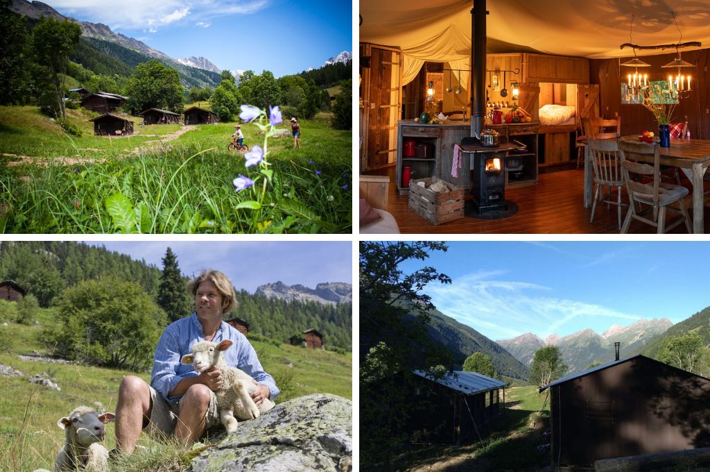 Boerenbed Wallis 1, glamping Zwitserland