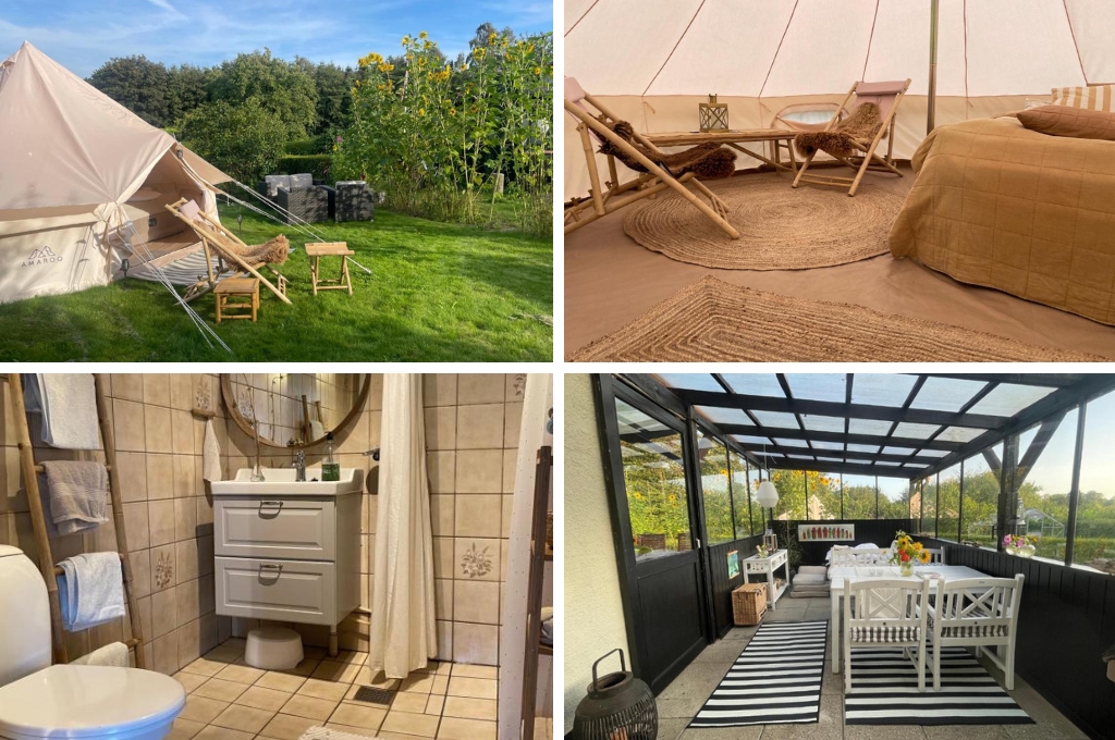 Cozy Garden Glamping denemarken, glamping Zwitserland