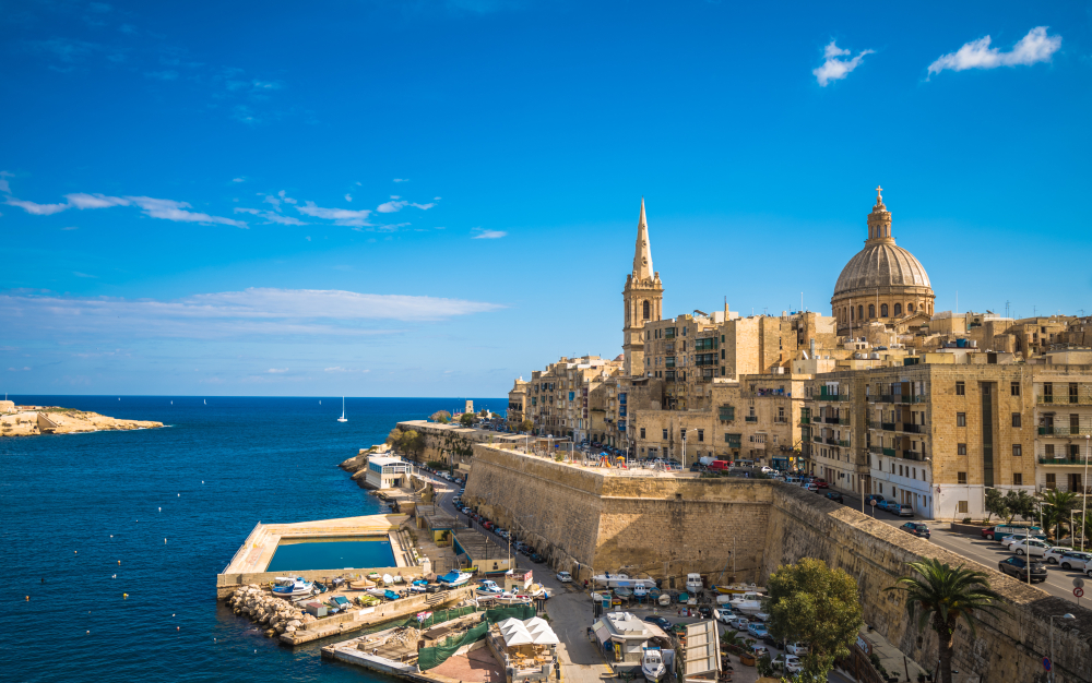 Valetta, de hoofstad van Malta