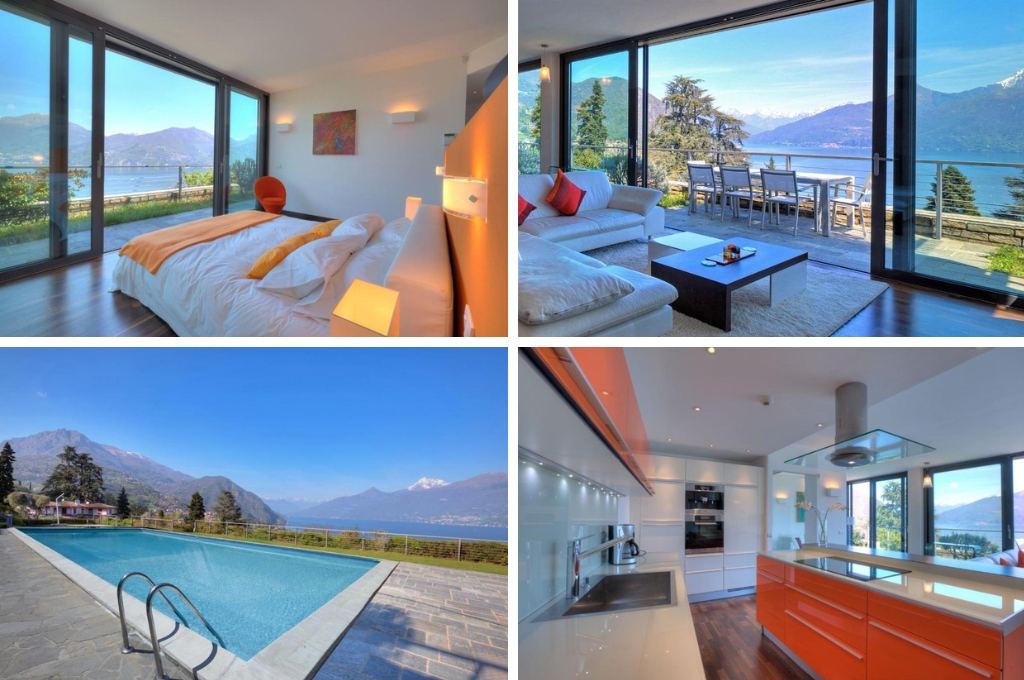 De 10 mooiste vakantiehuizen aan het Comomeer